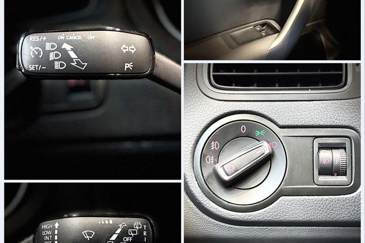 Sort VW Polo fra 2017