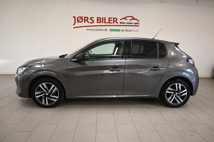 Grå Peugeot 208 fra 2023