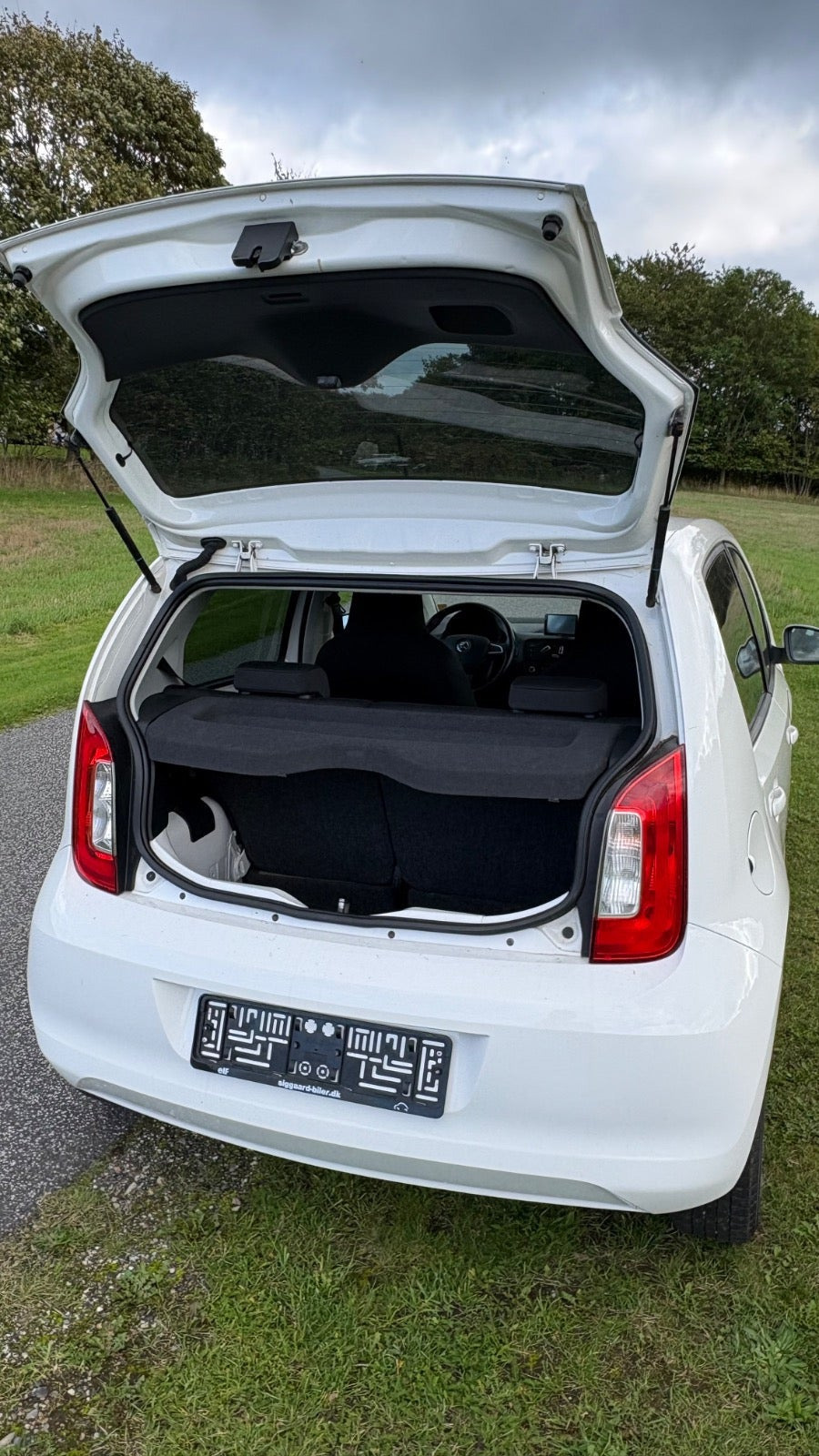 Hvid Skoda Citigo fra 2015