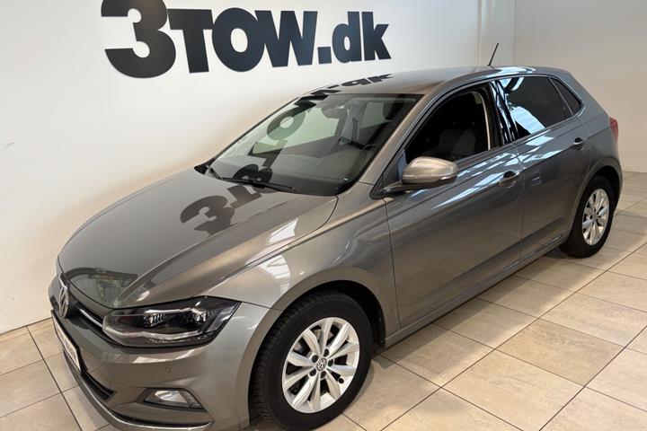 Grå VW Polo fra 2019