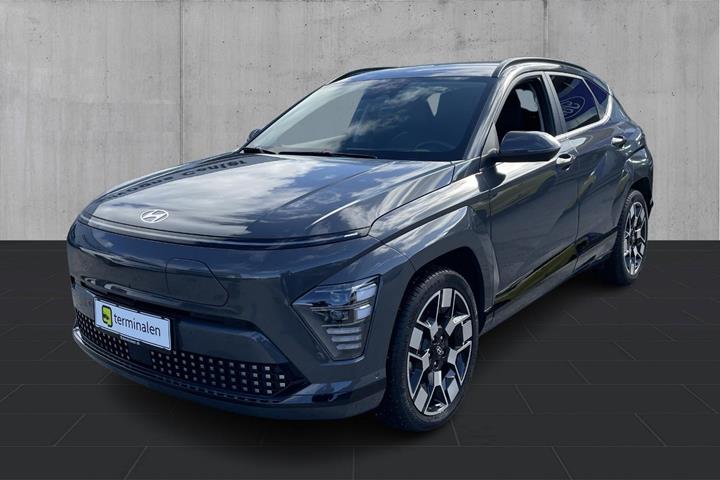 Grå Hyundai Kona fra 2024