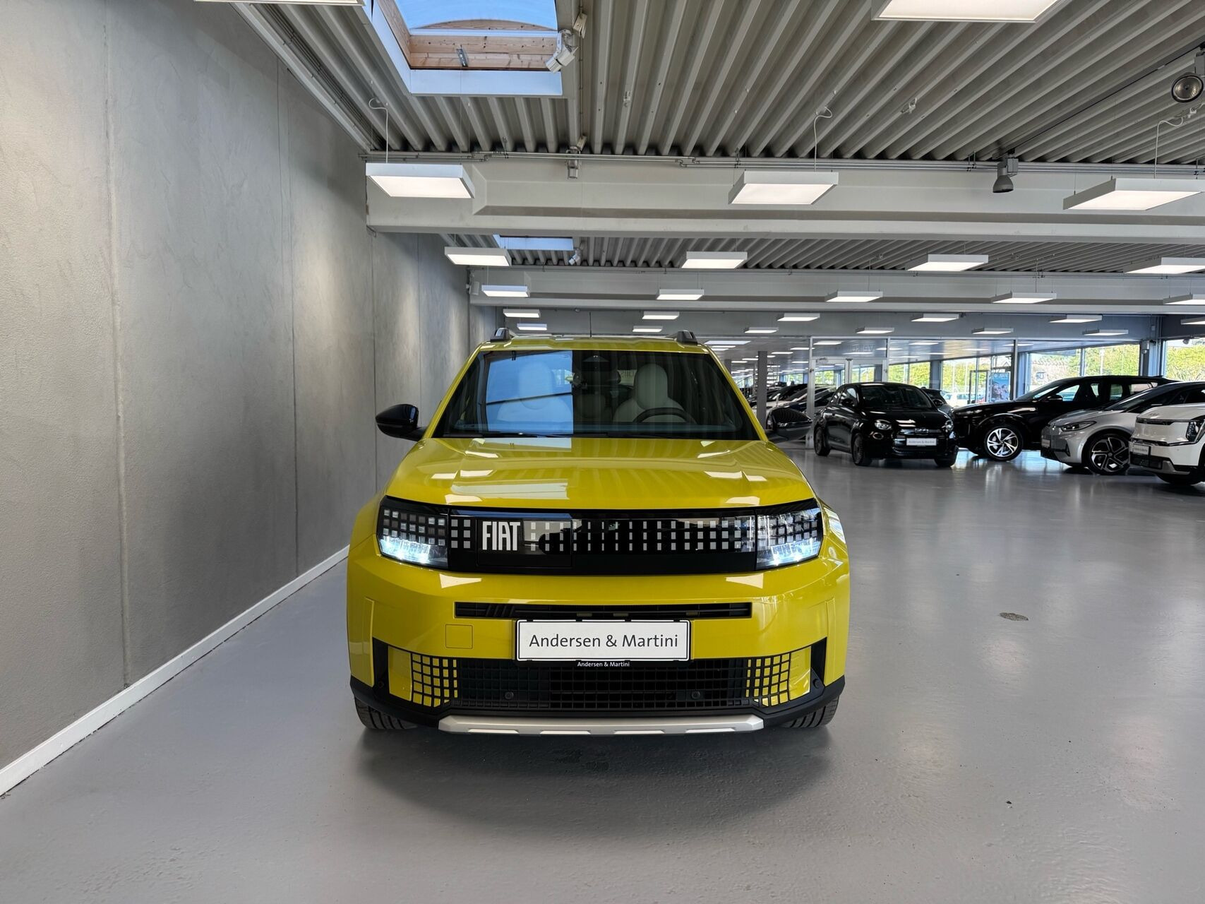 Gul Fiat Grande Panda fra 2025