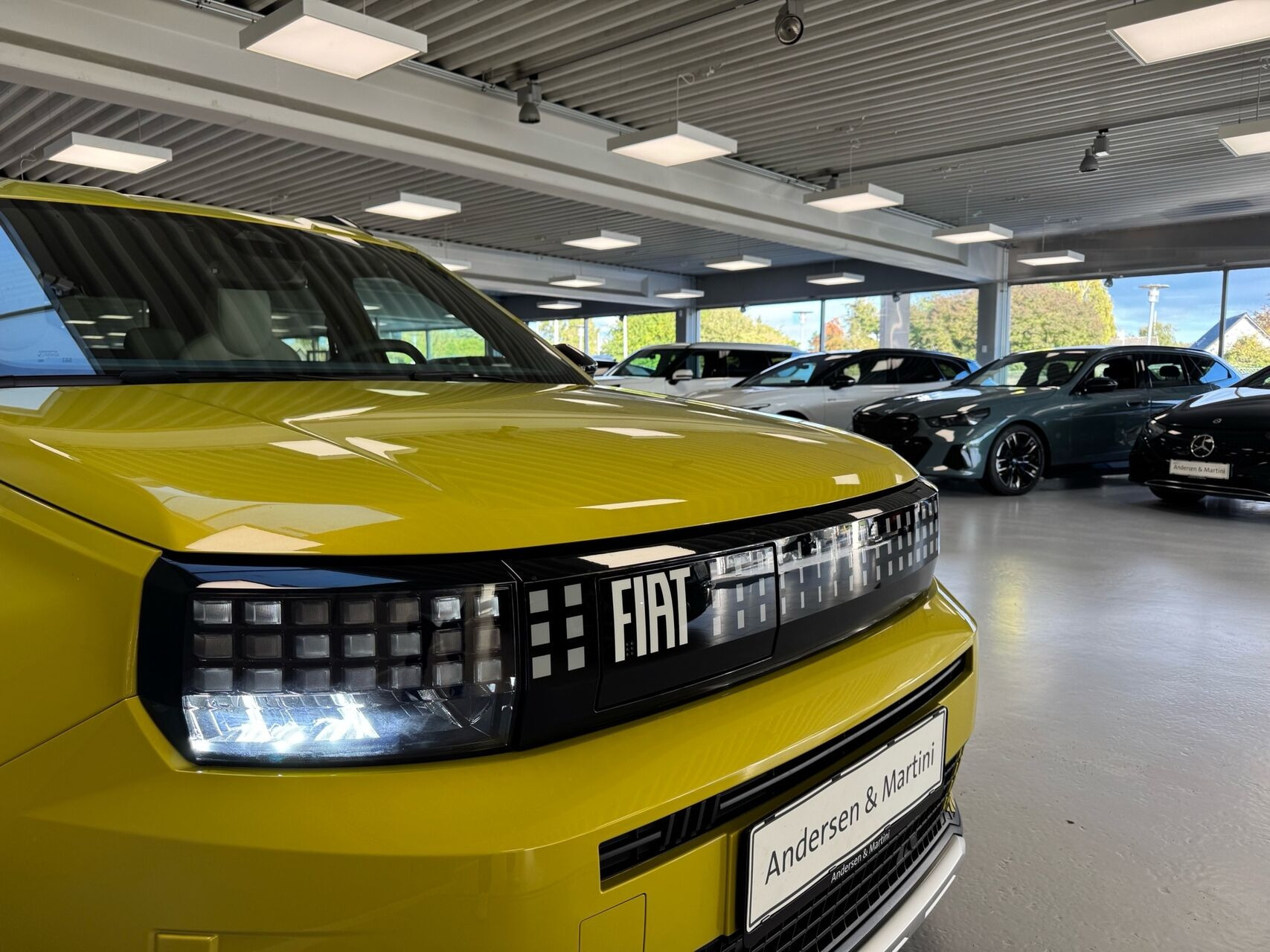 Gul Fiat Grande Panda fra 2025