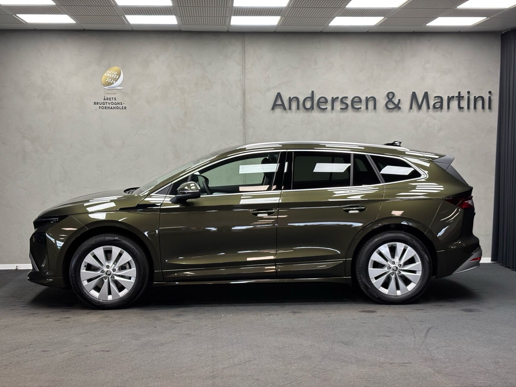 Grøn Skoda Enyaq fra 2026