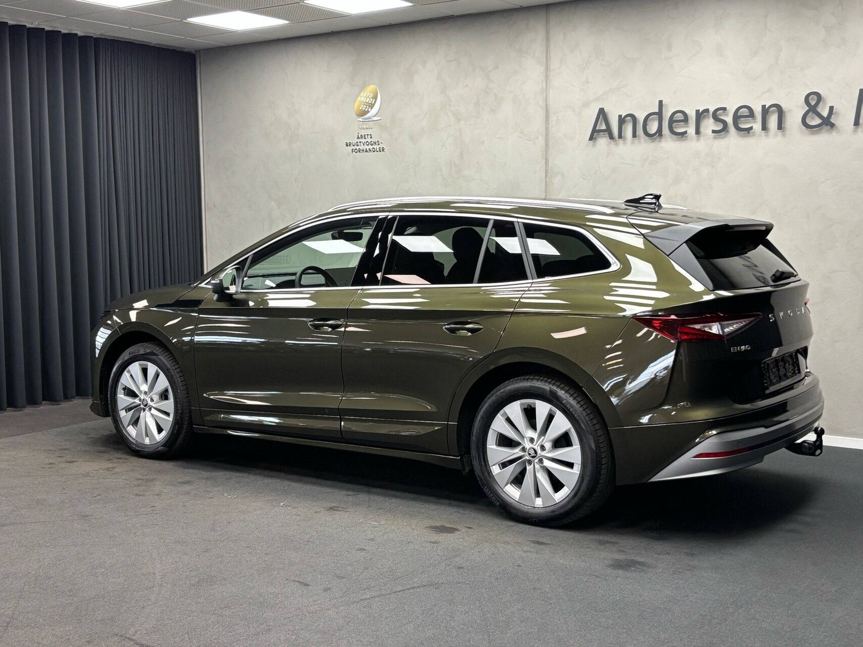 Grøn Skoda Enyaq fra 2026