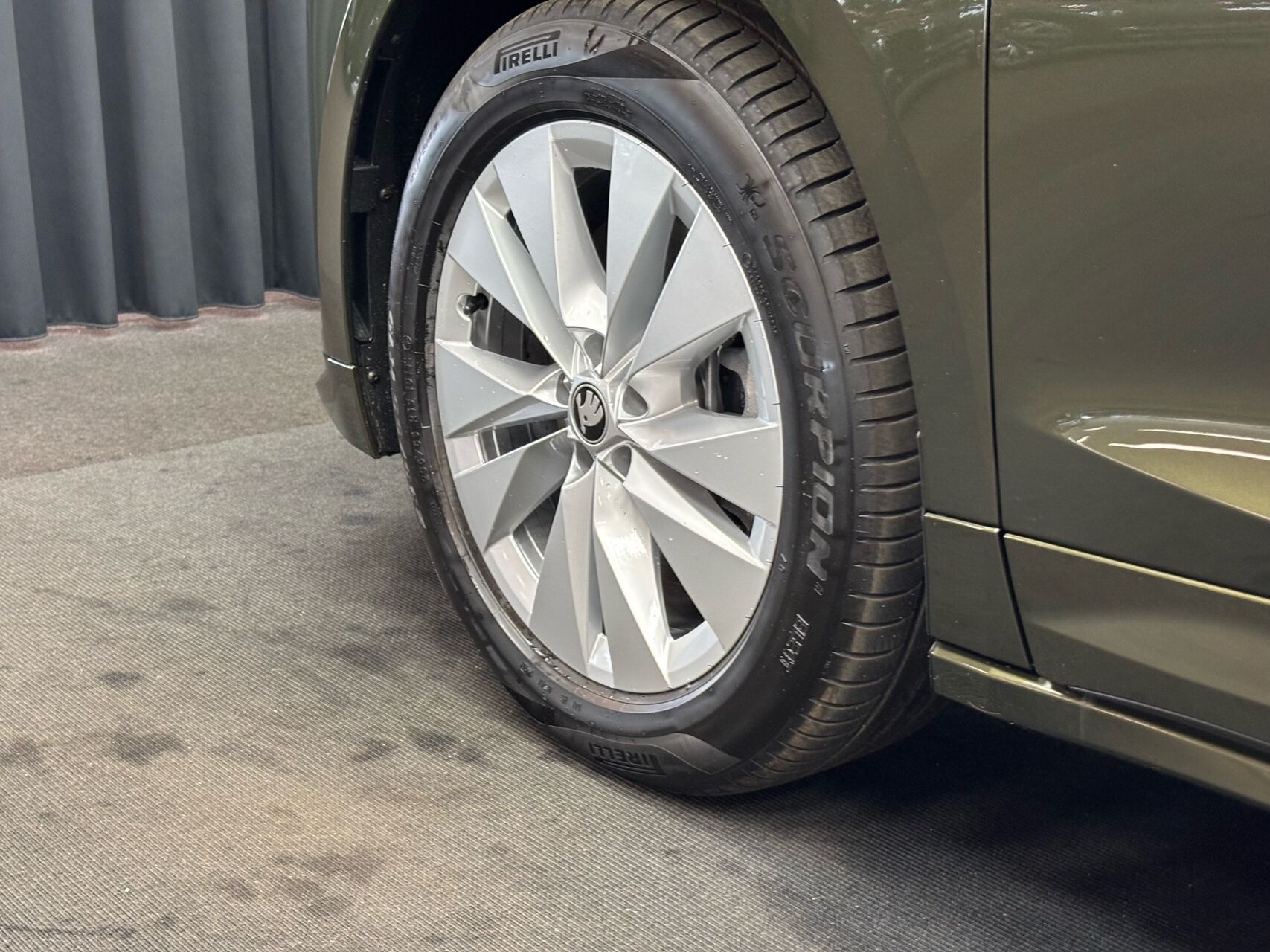 Grøn Skoda Enyaq fra 2026