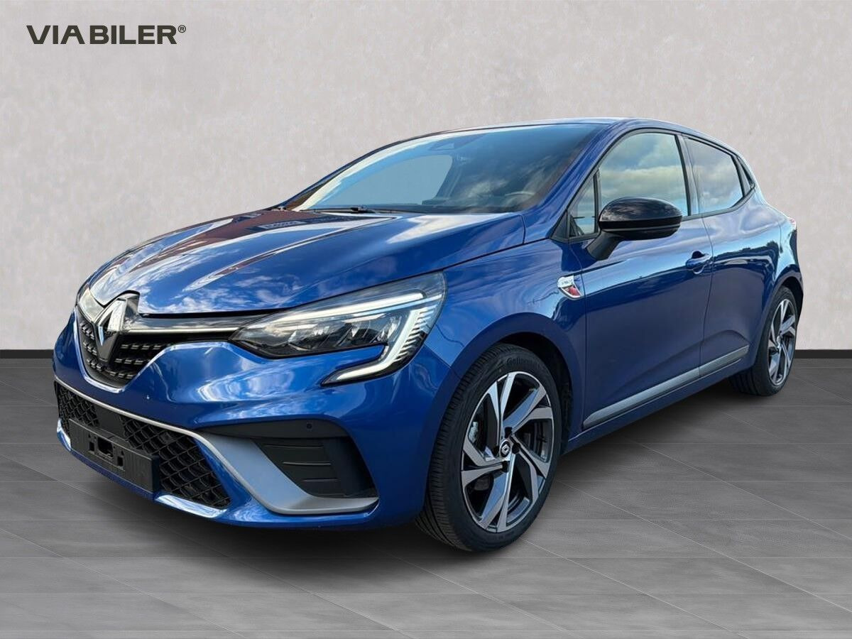 Blå Renault Clio fra 2023