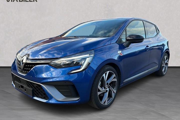 Blå Renault Clio fra 2023