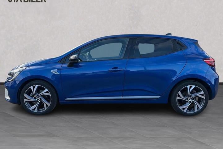 Blå Renault Clio fra 2023