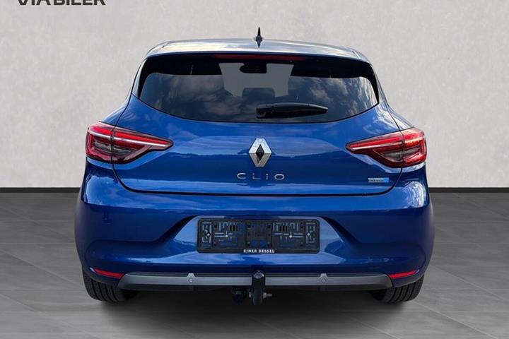 Blå Renault Clio fra 2023