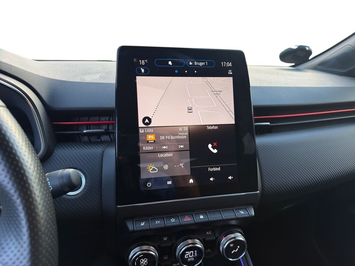 Blå Renault Clio fra 2023