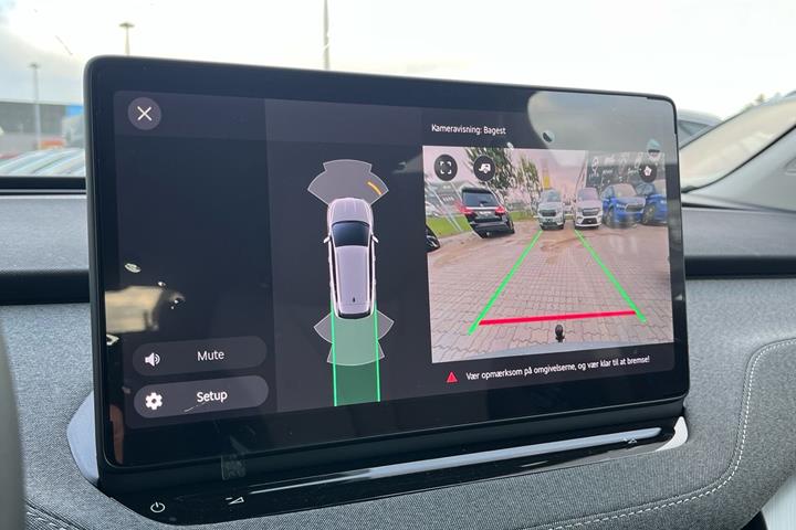 Grå Skoda Enyaq fra 2026