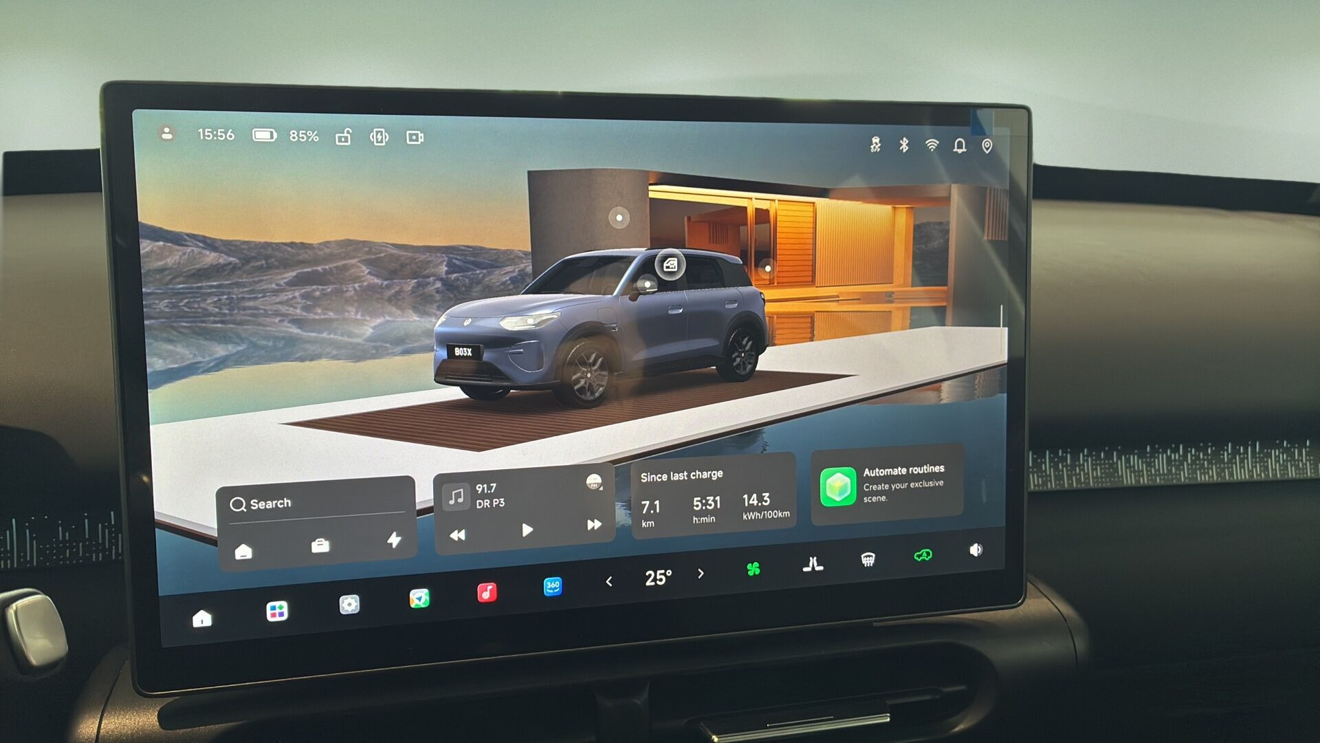 Blå Leapmotor B03X fra 2026
