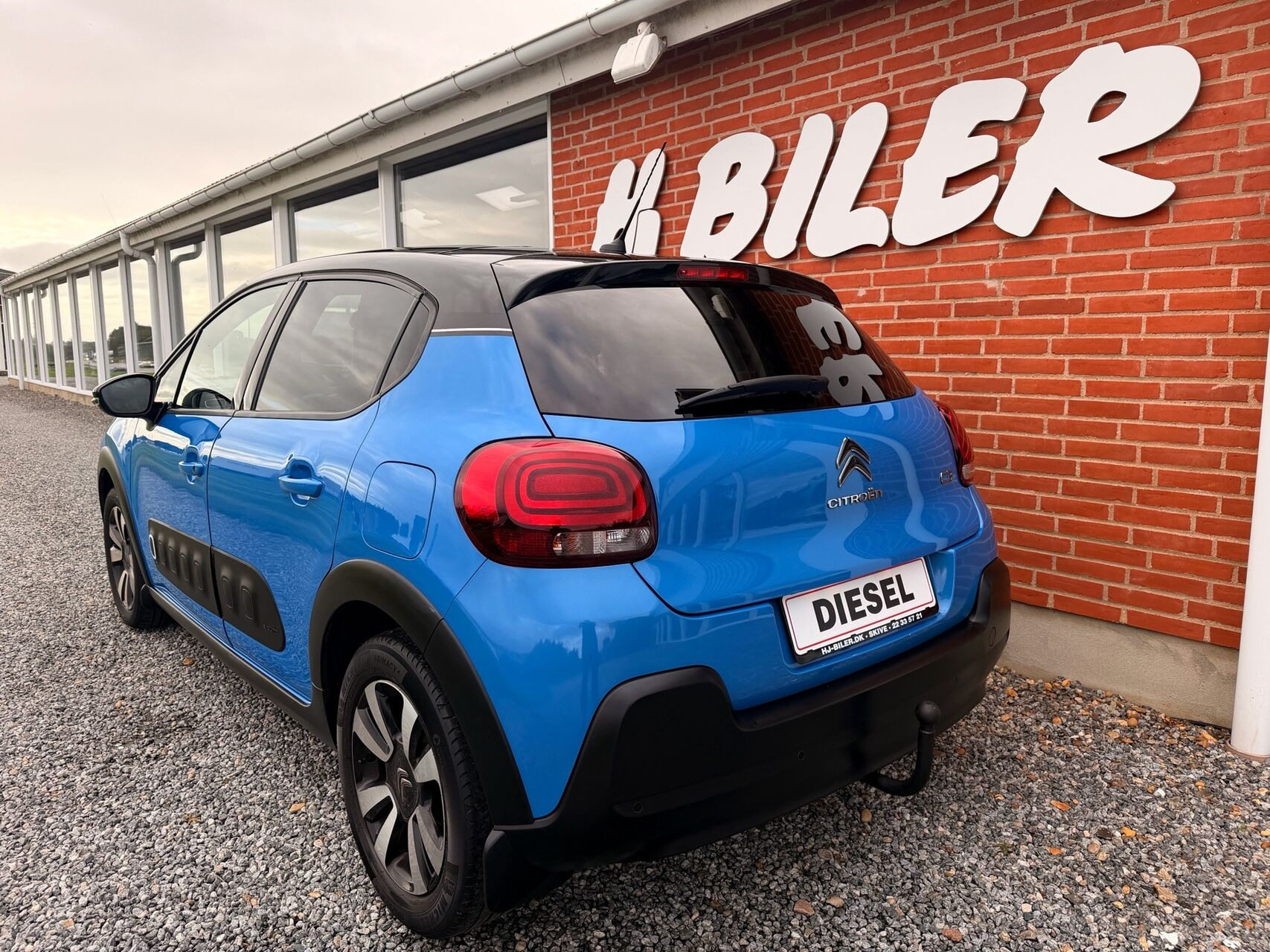 Blå Citroën C3 fra 2020
