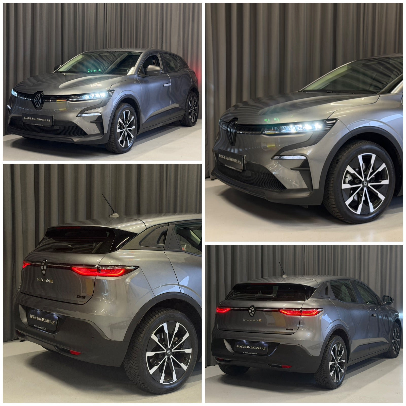 Grå Renault Megane E-Tech fra 2023