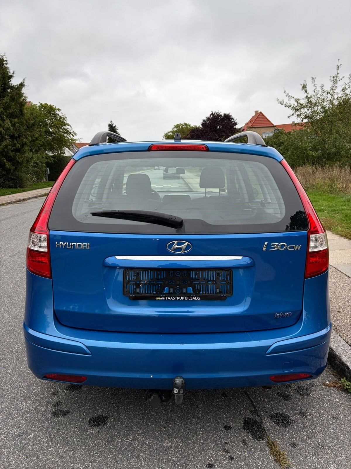Blå Hyundai i30 fra 2011