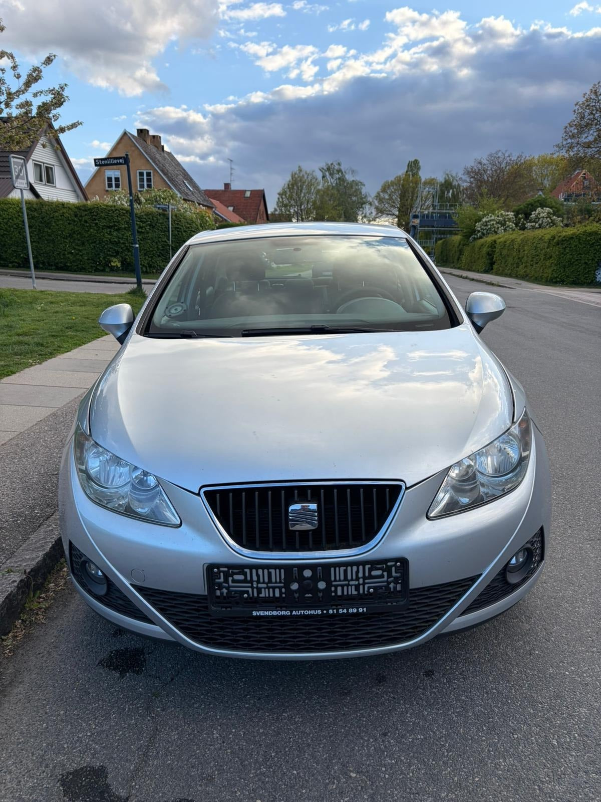 Grøn Seat Ibiza fra 2008
