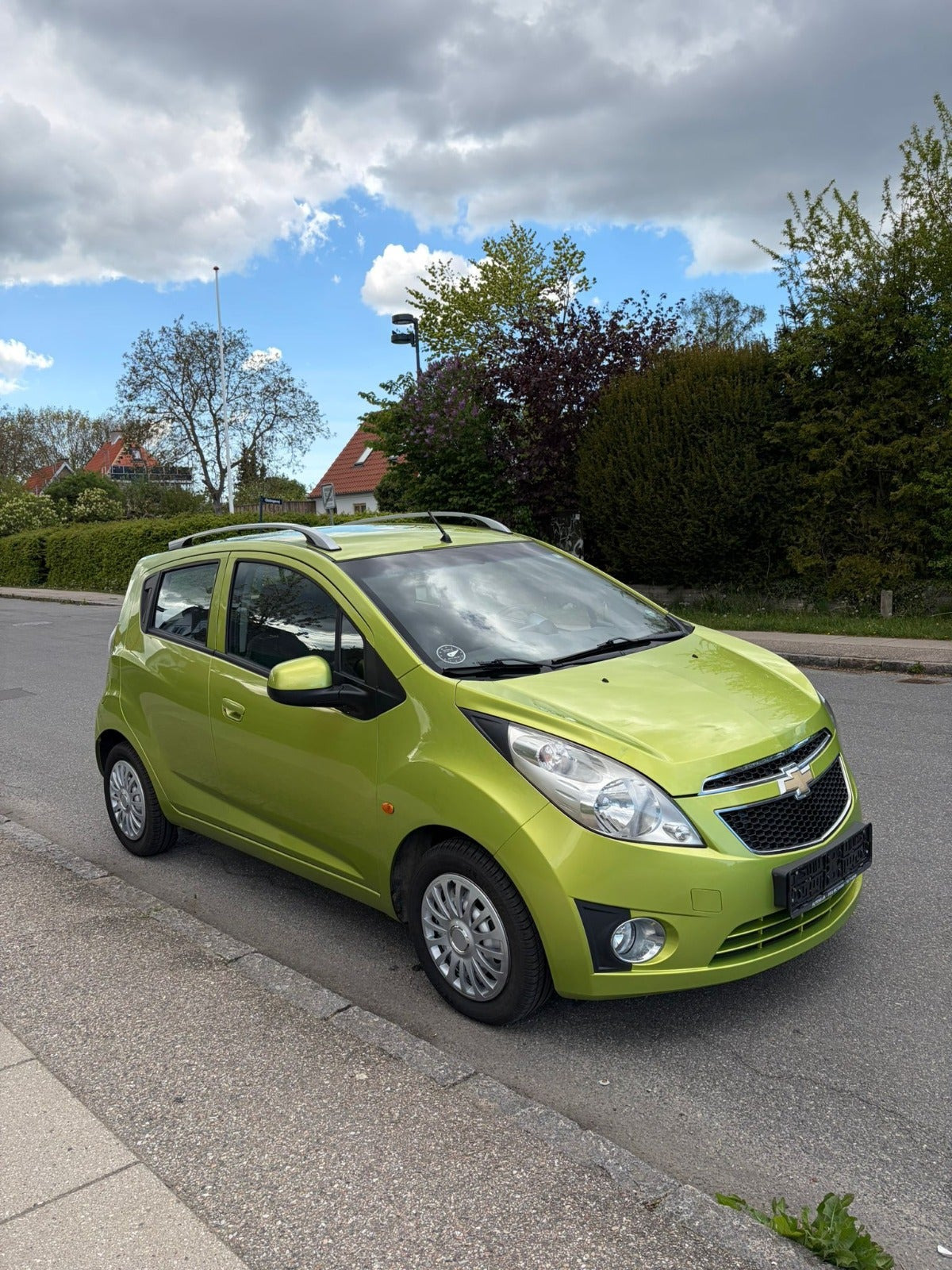 Grøn Chevrolet Spark fra 2012