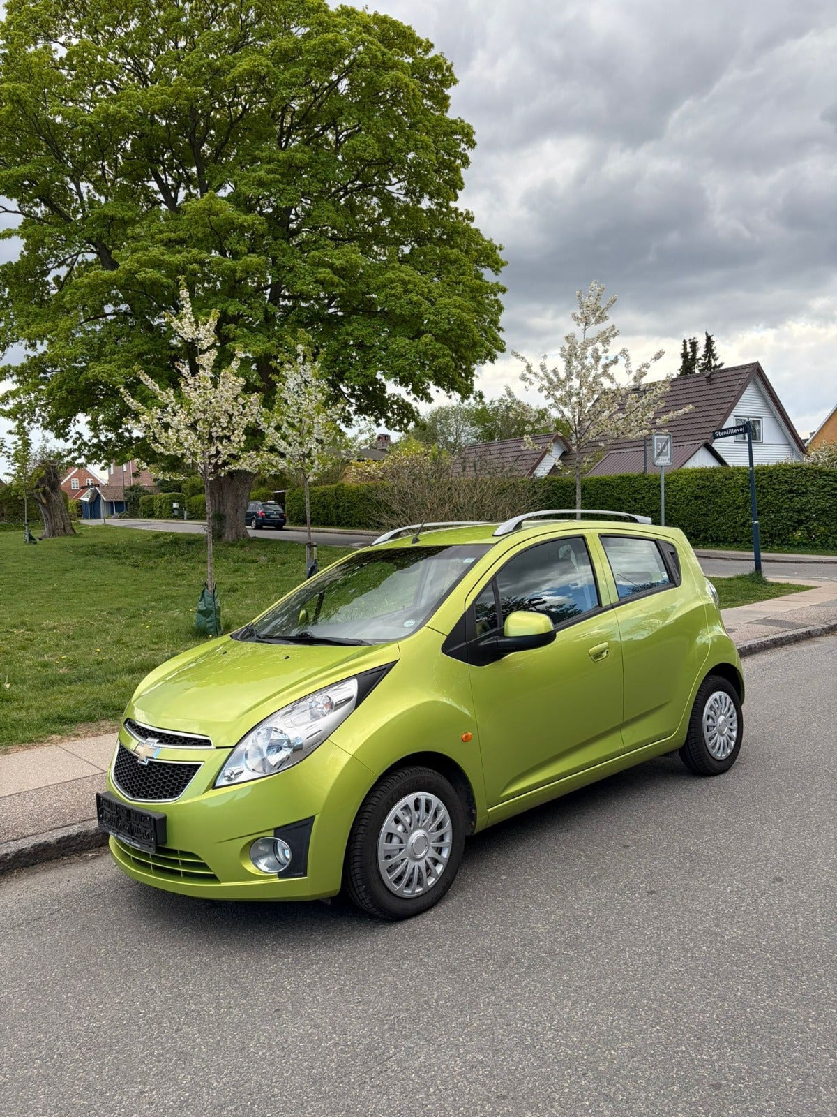 Grøn Chevrolet Spark fra 2012