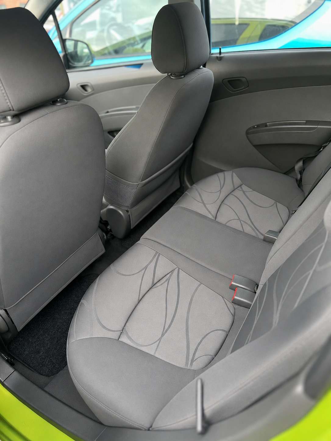 Grøn Chevrolet Spark fra 2012