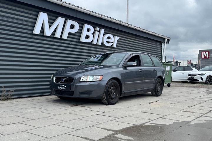 Sort Volvo V50 fra 2008