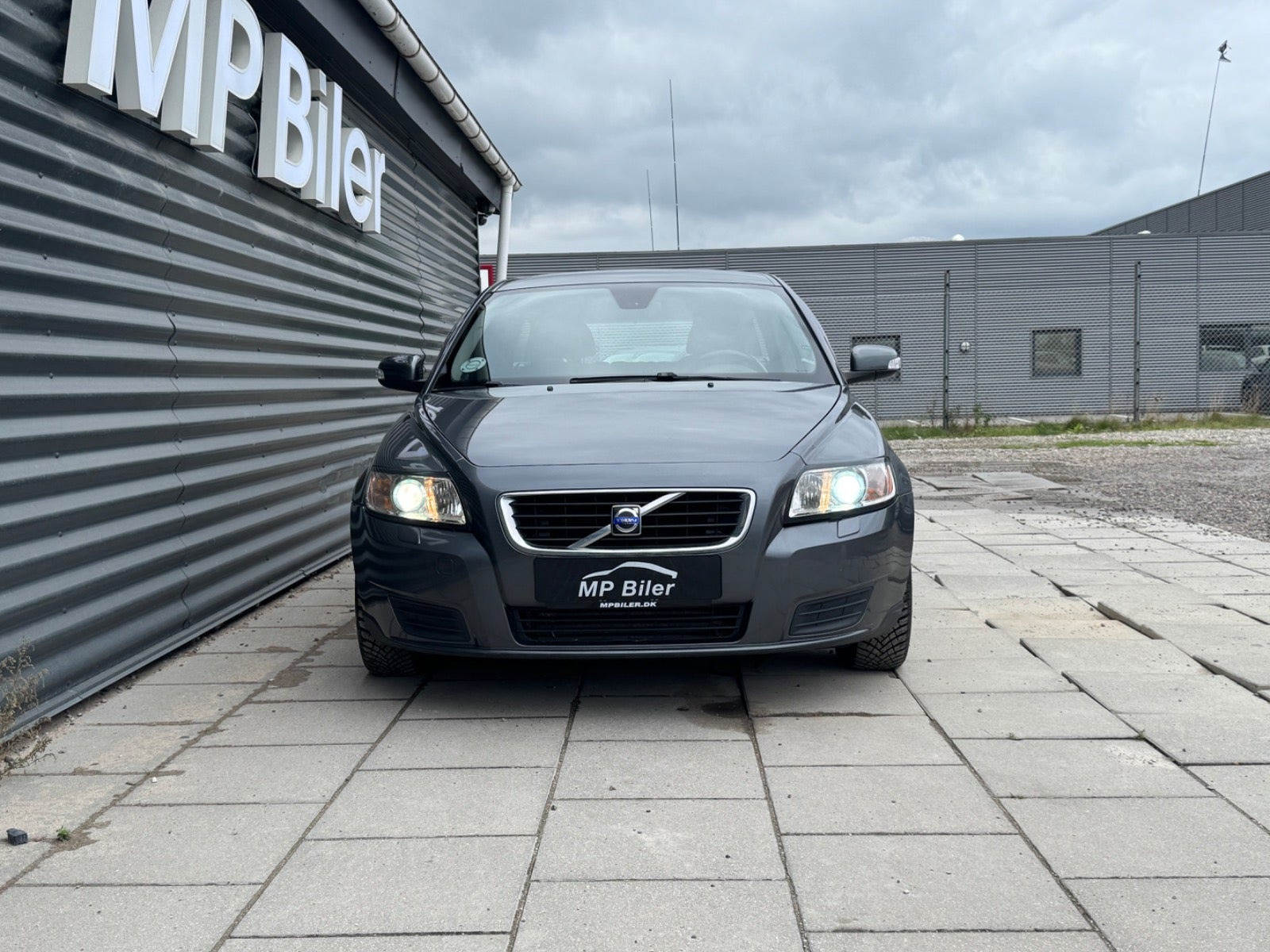 Sort Volvo V50 fra 2008