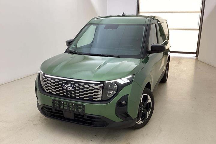 Grøn Ford E-Transit Courier fra 2025