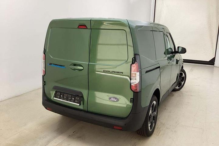 Grøn Ford E-Transit Courier fra 2025