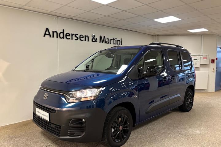 Blå Fiat E-Doblò fra 2023