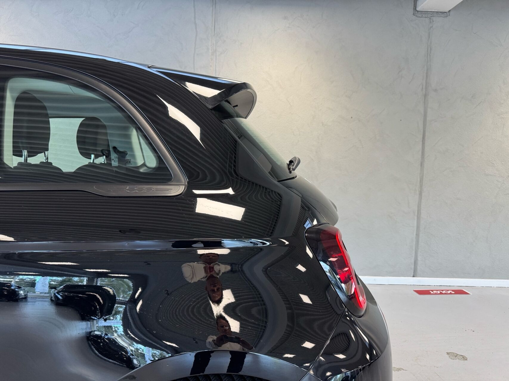 Sort Fiat 500e fra 2023