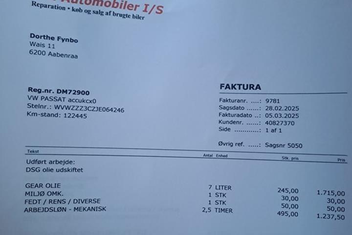 undefined VW Passat fra 2017