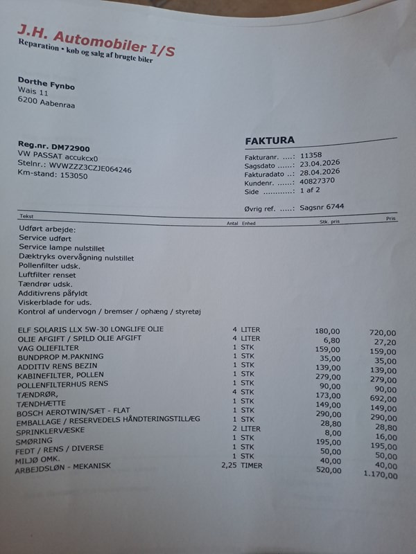 undefined VW Passat fra 2017