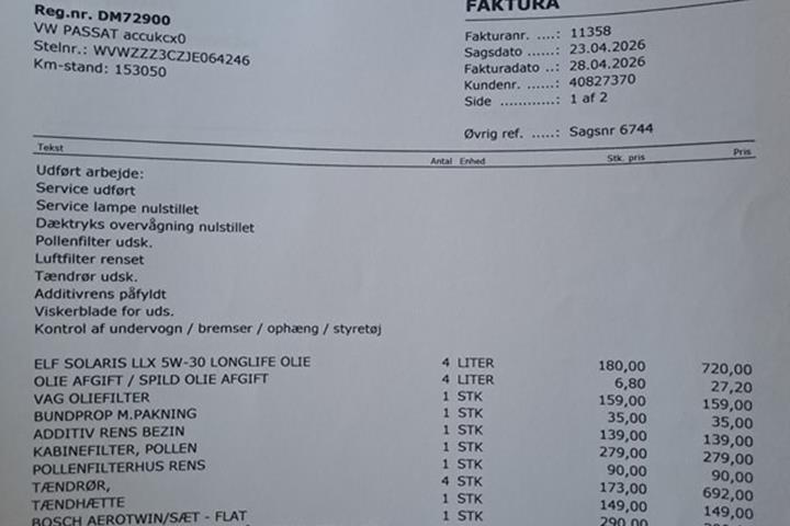 undefined VW Passat fra 2017