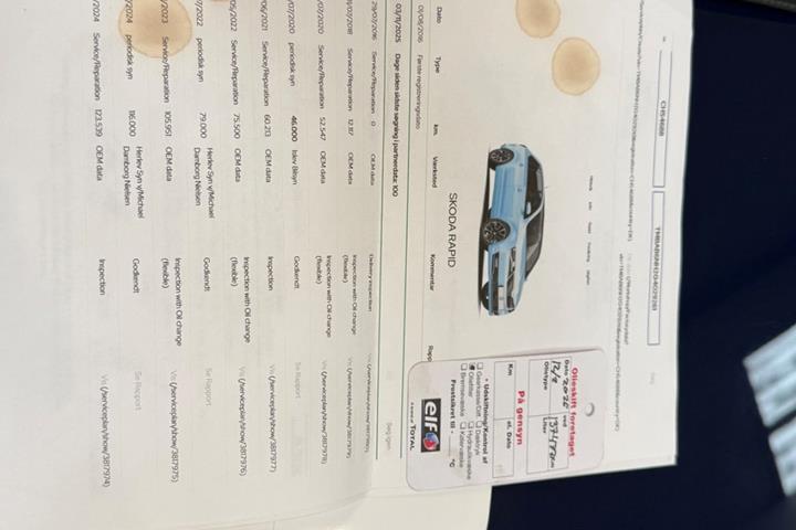 undefined Skoda Rapid fra 2016
