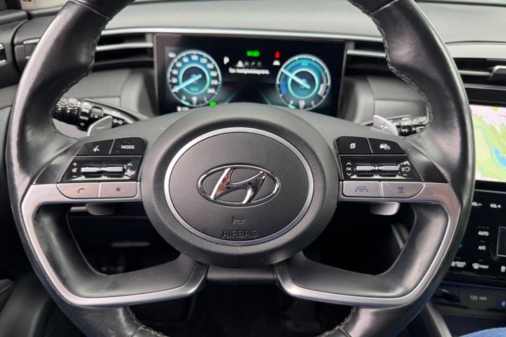 Blå Hyundai Tucson fra 2022