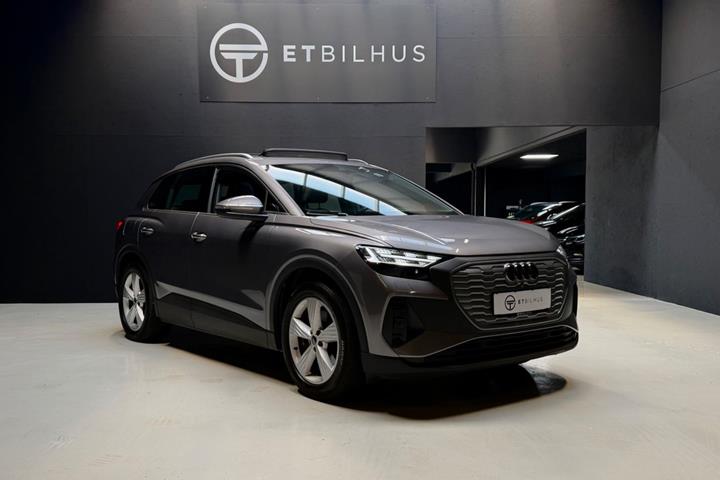 Grå Audi Q4 e-tron fra 2022