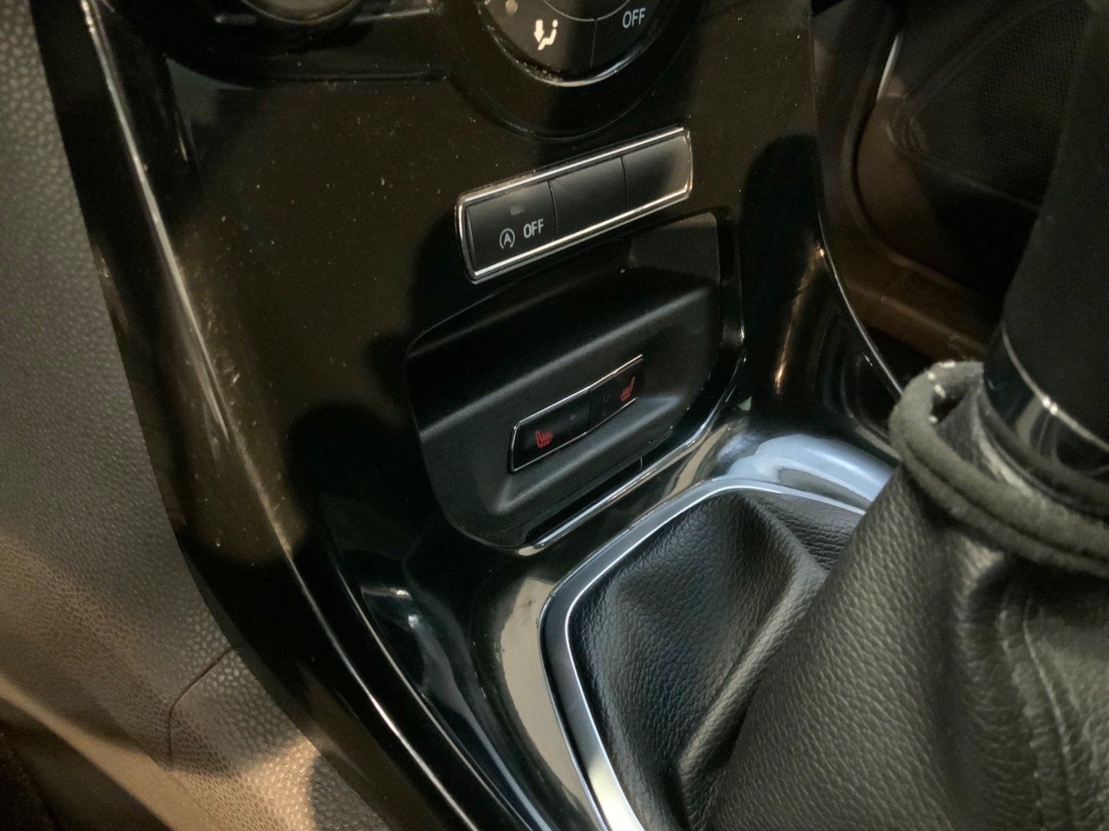 Hvid Ford Fiesta fra 2015