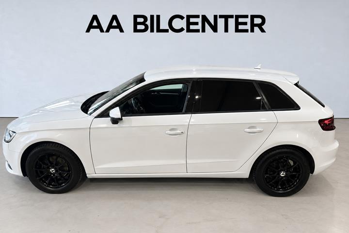 Hvid Audi A3 fra 2013