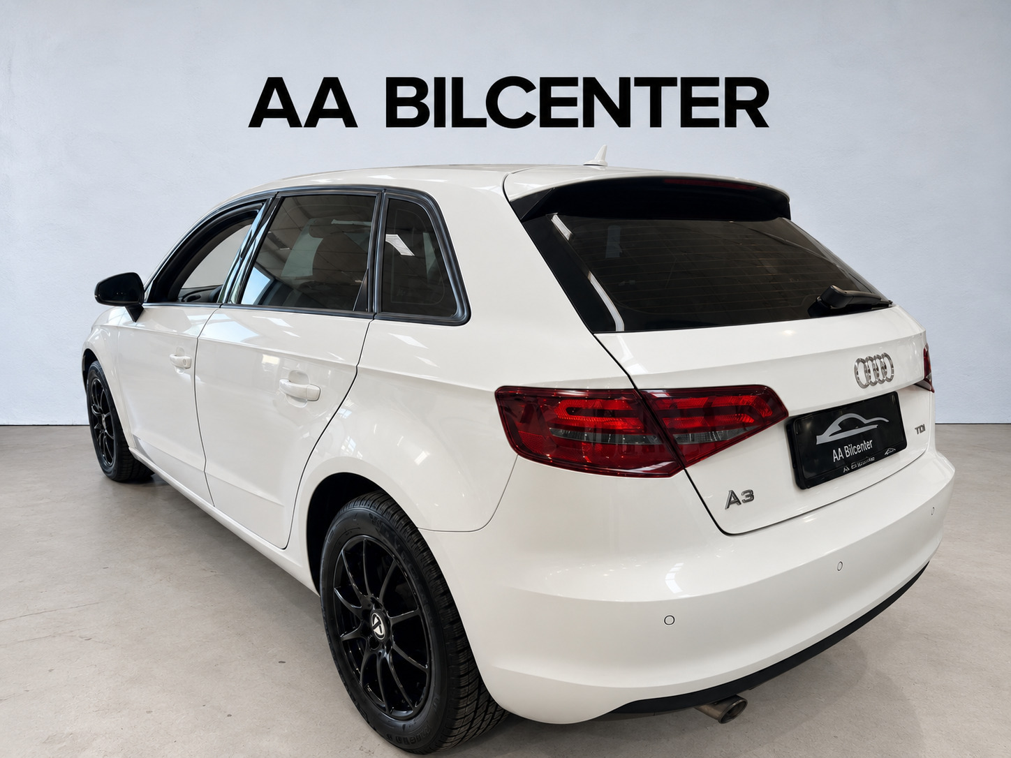 Hvid Audi A3 fra 2013
