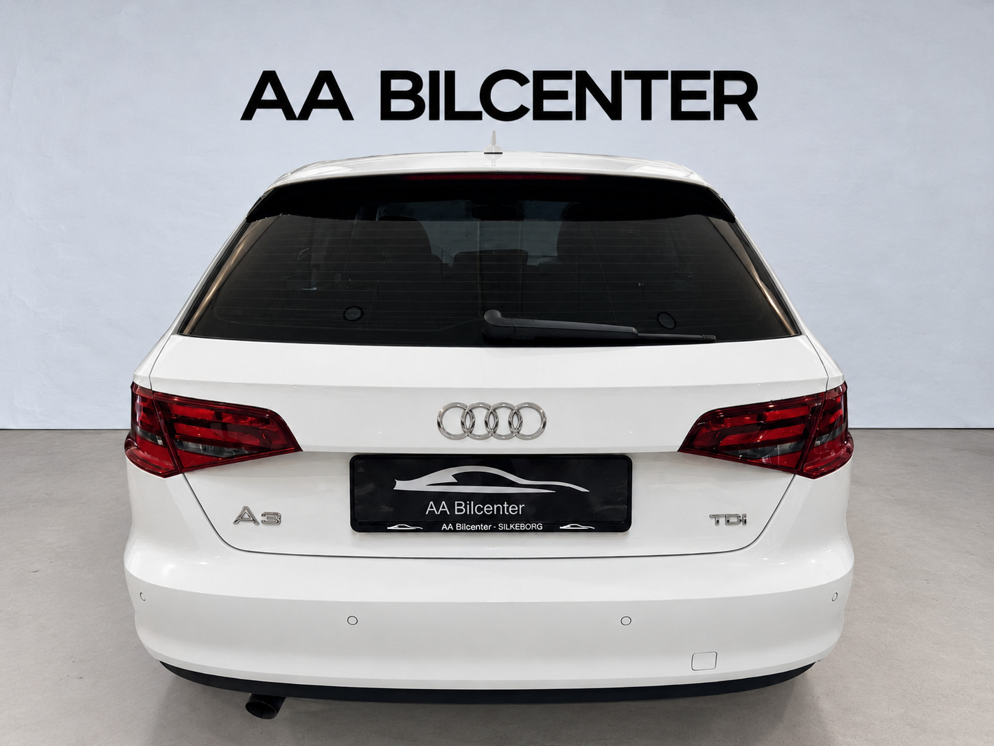 Hvid Audi A3 fra 2013
