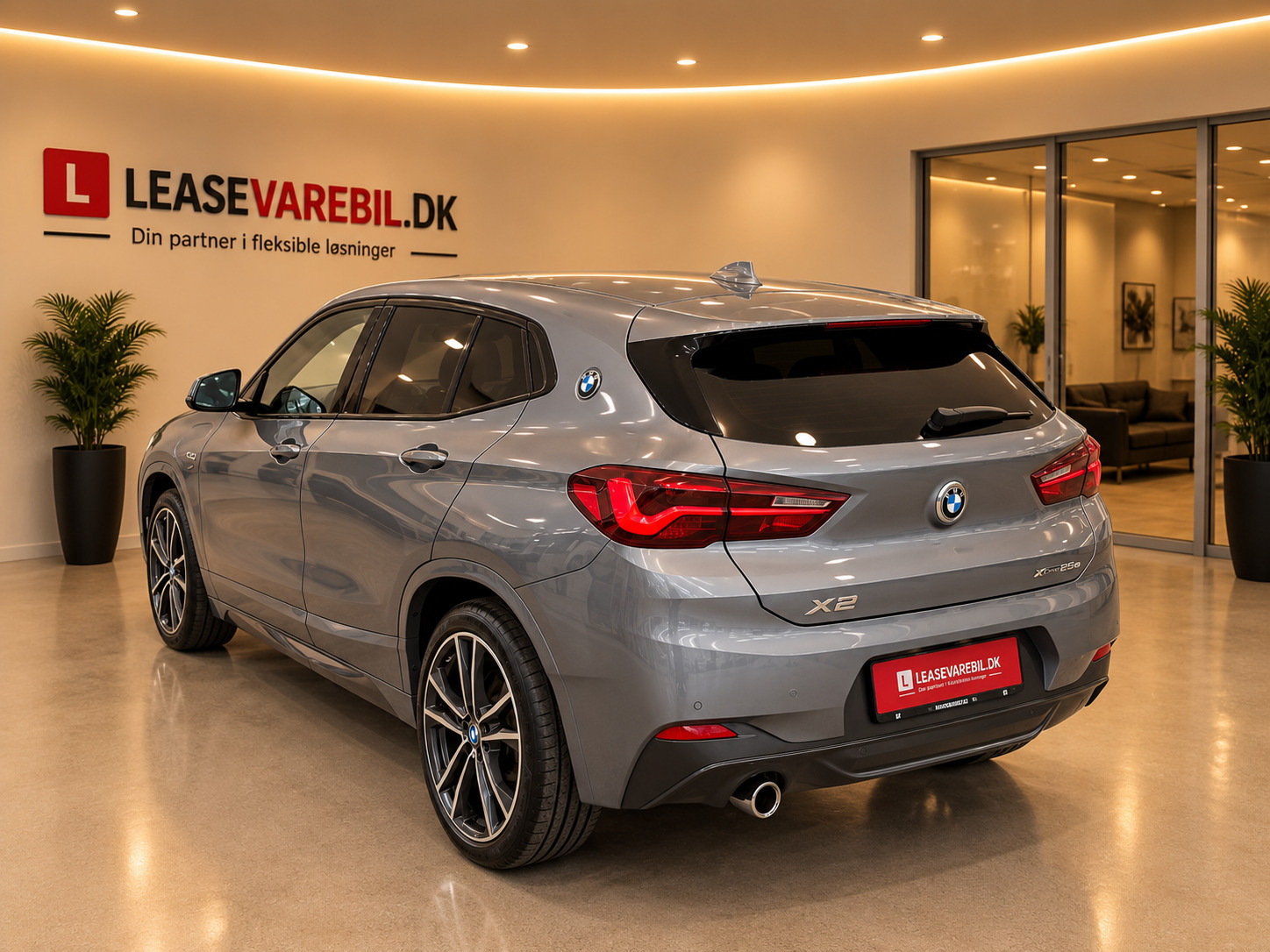 Grå BMW X2 fra 2021