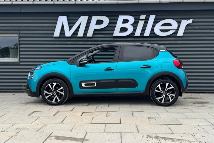 Blå Citroën C3 fra 2020