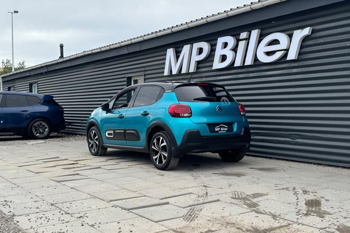 Blå Citroën C3 fra 2020