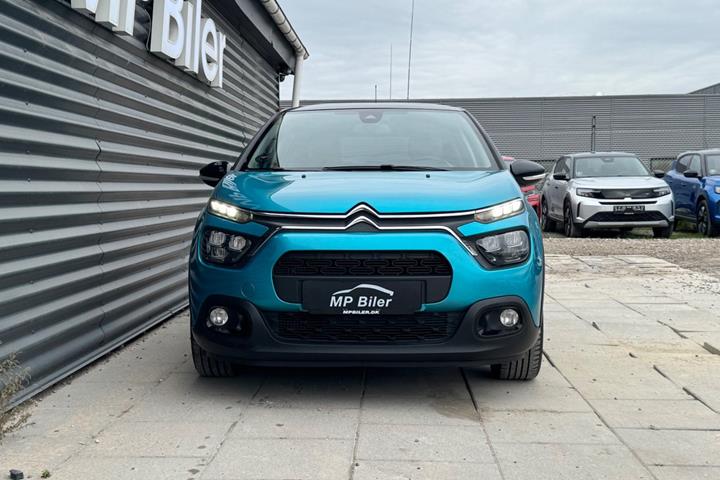 Blå Citroën C3 fra 2020