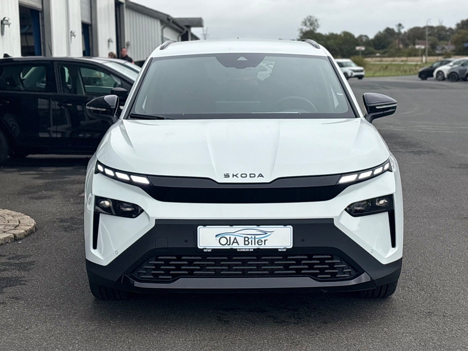 Hvid Skoda Elroq fra 2026