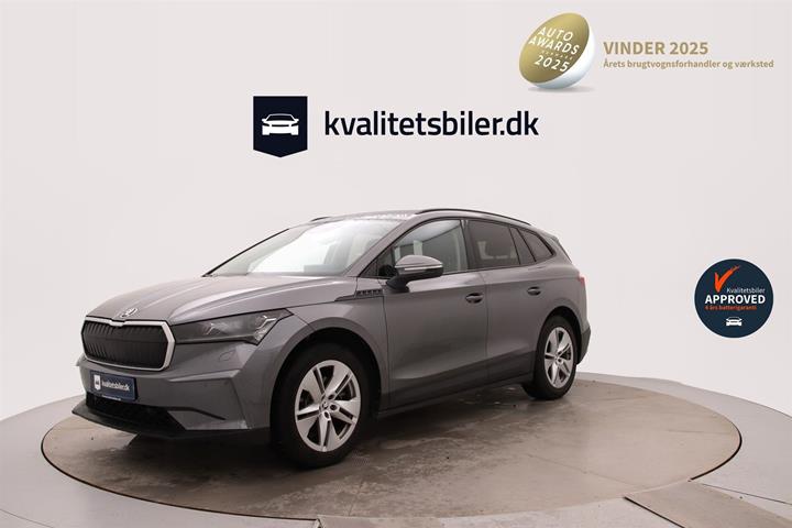 Grå Skoda Enyaq fra 2022