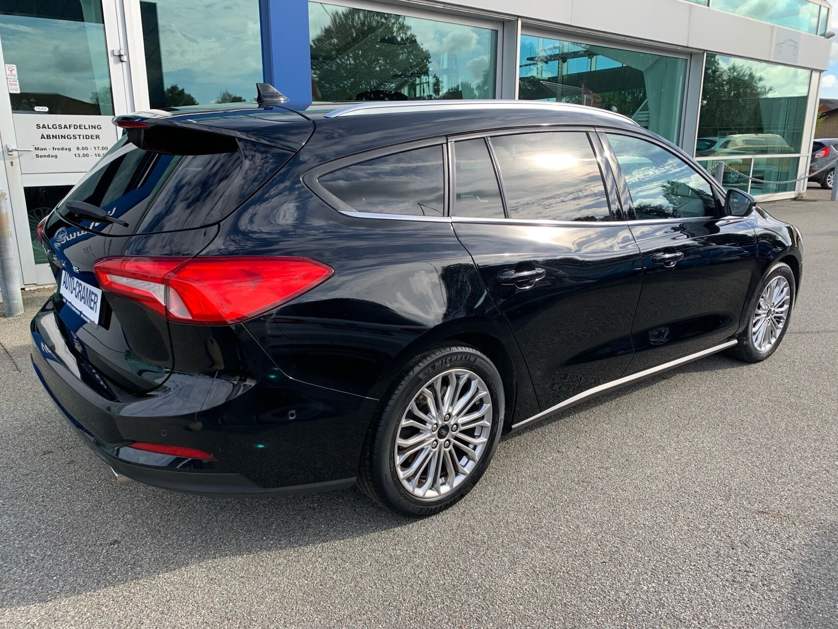 Sort Ford Focus fra 2019