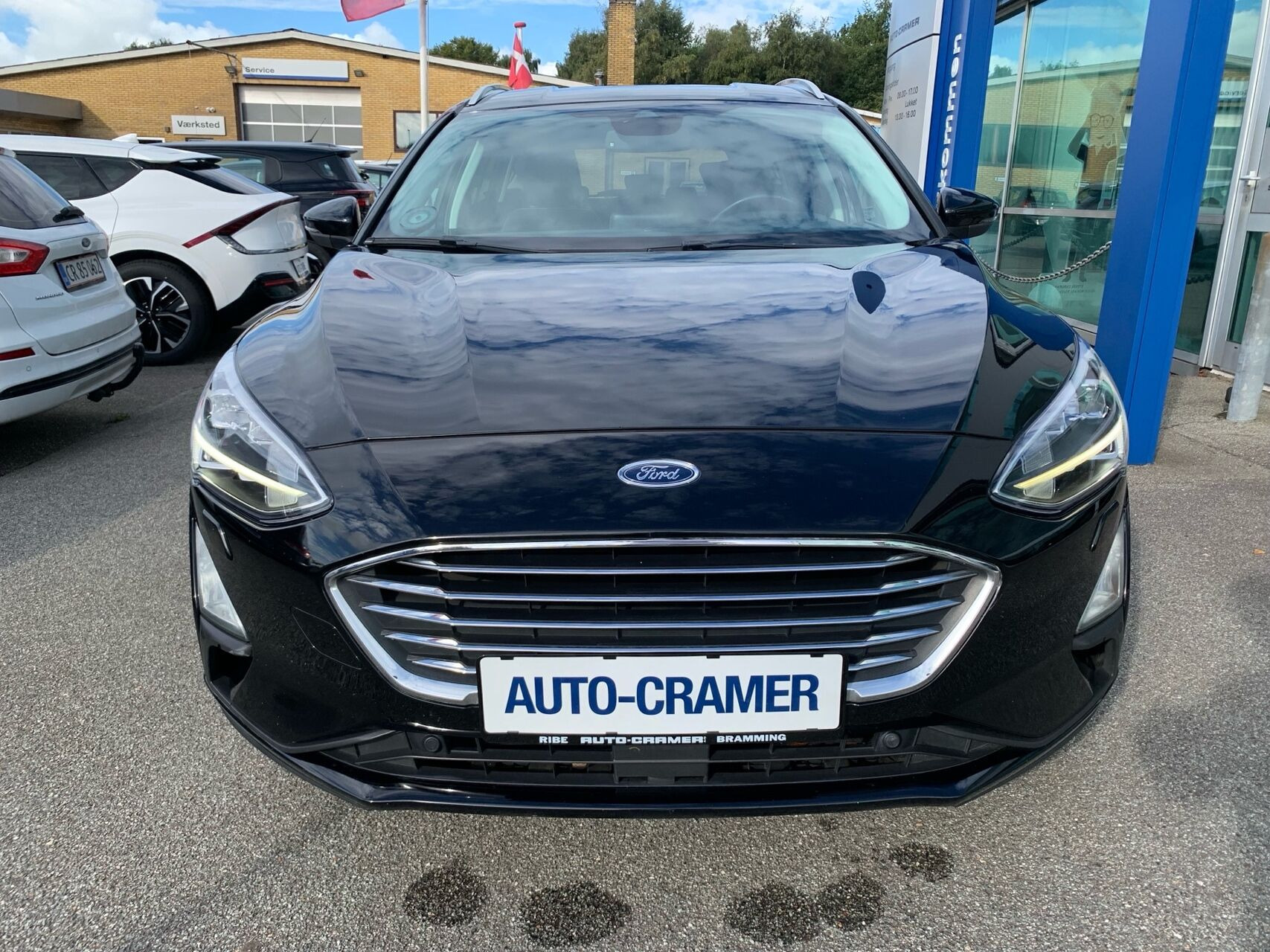 Sort Ford Focus fra 2019