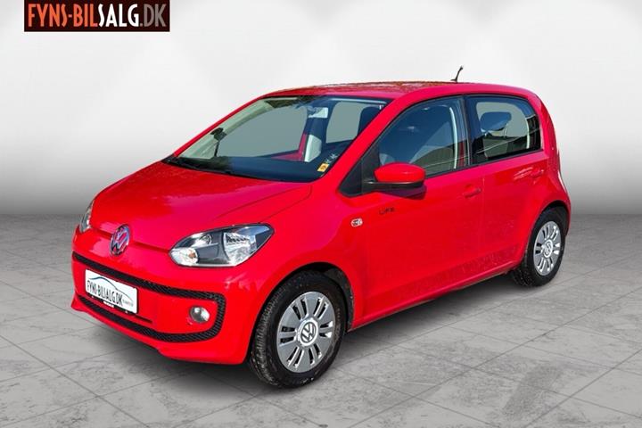Rød VW UP! fra 2014