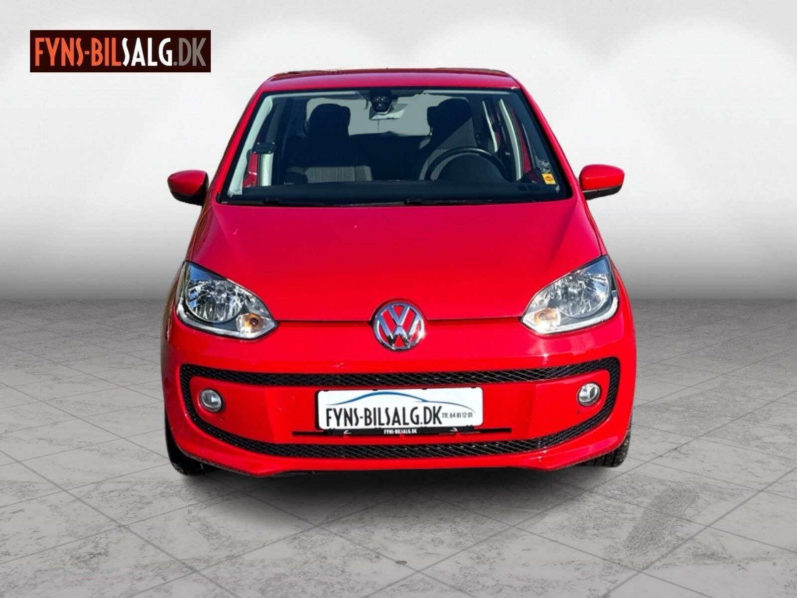 Rød VW UP! fra 2014